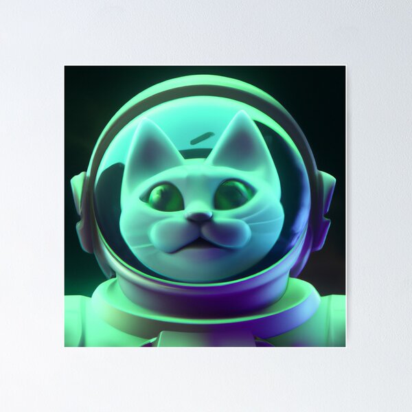 Item preview, SpaceCat Spiff designed and sold by CosmicBee.