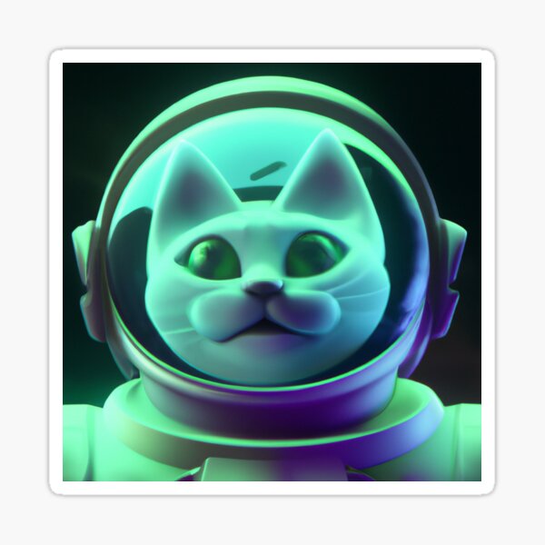 Item preview, SpaceCat Spiff designed and sold by CosmicBee.