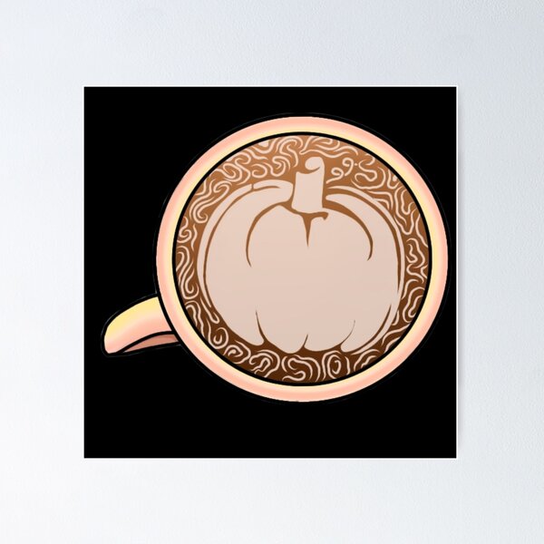 Artikelvorschau, Pumpkin Spice Latte Art entworfen und verkauft von Artistkhg.