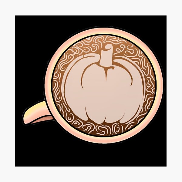 Artikelvorschau, Pumpkin Spice Latte Art entworfen und verkauft von Artistkhg.
