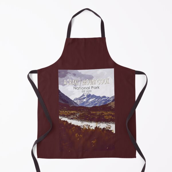 Item preview, Aoraki Mount Cook National Park New Zealand Vintage designed and sold by KrisSidDesigns.