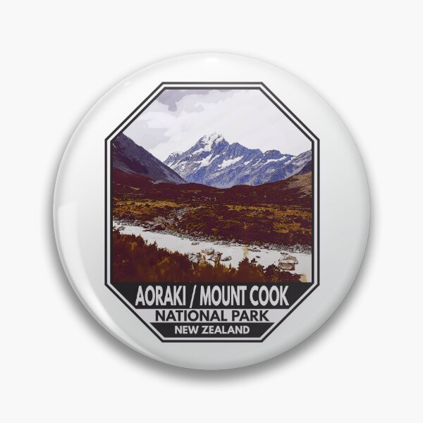 Item preview, Aoraki Mount Cook National Park New Zealand Emblem designed and sold by KrisSidDesigns.