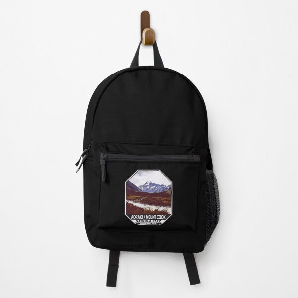 Artikelvorschau, Aoraki Mount Cook Nationalpark Neuseeland Emblem entworfen und verkauft von KrisSidDesigns.