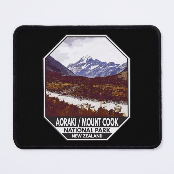Item preview, Aoraki Mount Cook National Park New Zealand Emblem designed and sold by KrisSidDesigns.