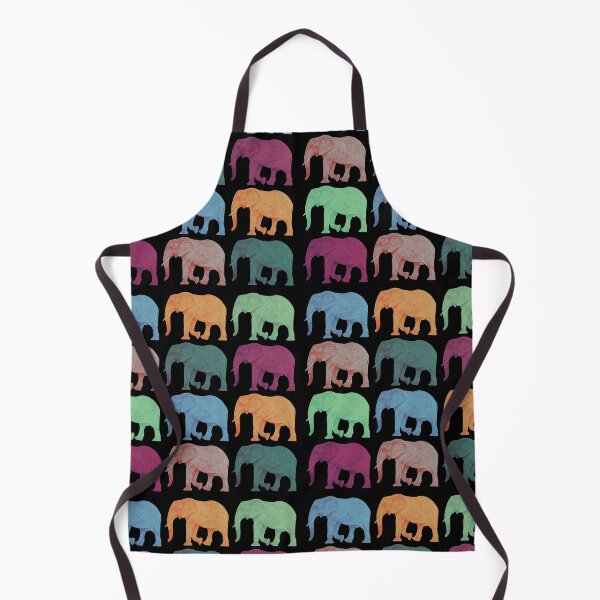 Item preview, Retro Vintage Colors Elephant Pattern designed and sold by Thomas Dossman.