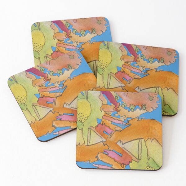 Item preview, Abstract Floral II/ Blue designed and sold by Karen Eutemey.