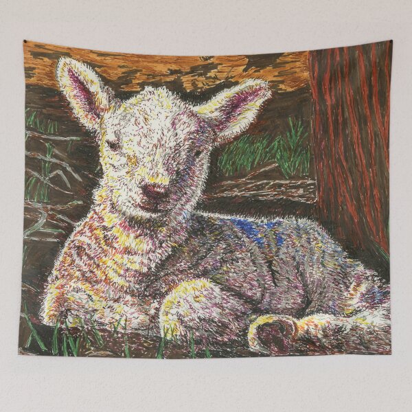 Item preview, West Anglesey Lamb designed and sold by LymphomaLass.