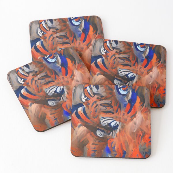 Item preview, Abstract Orange and Blue designed and sold by 3hornCreations.