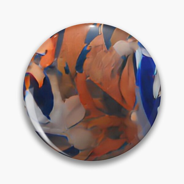 Item preview, Abstract Orange and Blue designed and sold by 3hornCreations.