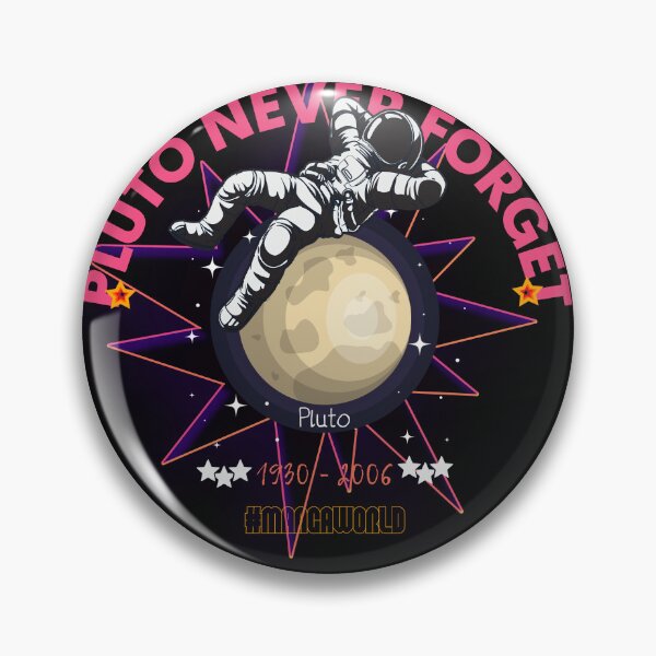 Item preview, Pluto Never Forget Retro Science Funny Design New designed and sold by mangaworldart.