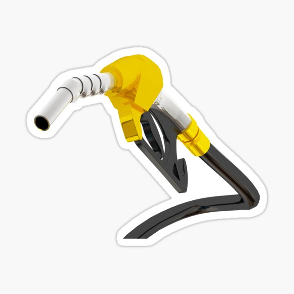 "Gas fuel pump." Sticker for Sale by HakanKACAR2014 Redbubble