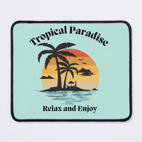Item preview, Tropical Paradise - Relax & Enjoy designed and sold by MugsAndDuds.