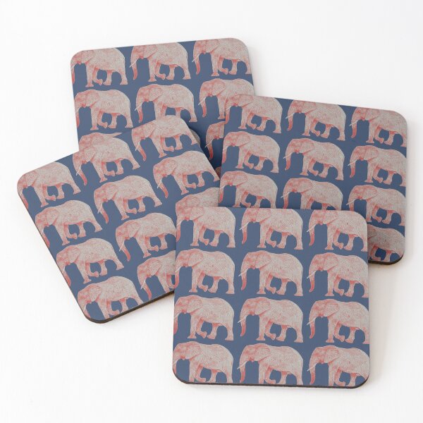 Item preview, Royal Elephant Red Pattern designed and sold by Thomas Dossman.
