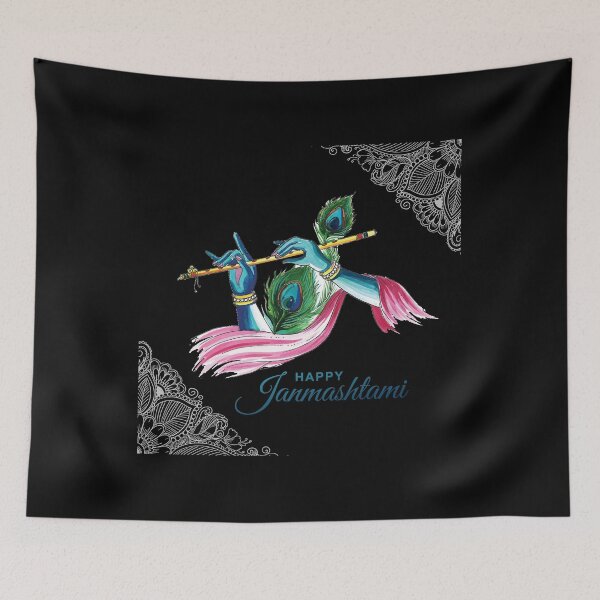 Item preview, Happy janmaashtami Essential T-Shirt designed and sold by PRECALB OUTFIT.
