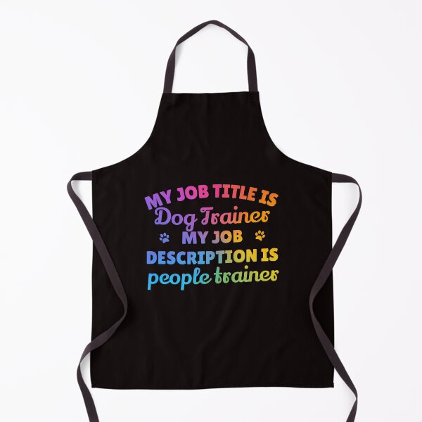Artikelvorschau, Meine Stellenbeschreibung ist People Trainer Hundetrainer T-Shirt entworfen und verkauft von JadedDesign.