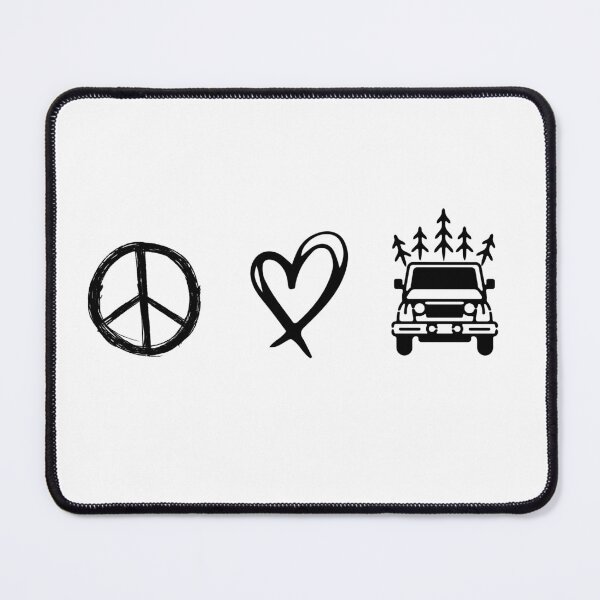 Item preview, Peace Love offroad - 4 x 4 offroad driver designed and sold by Raiko-art.