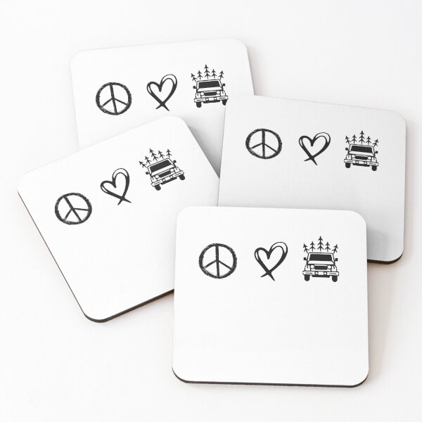 Item preview, Peace Love offroad - 4 x 4 offroad driver designed and sold by Raiko-art.