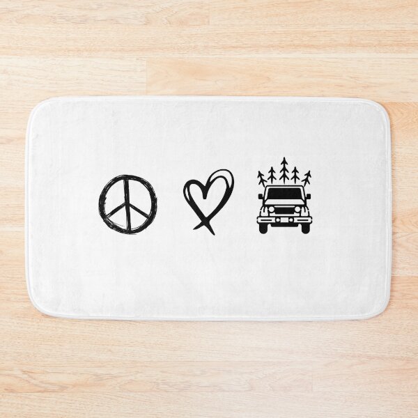 Item preview, Peace Love offroad - 4 x 4 offroad driver designed and sold by Raiko-art.