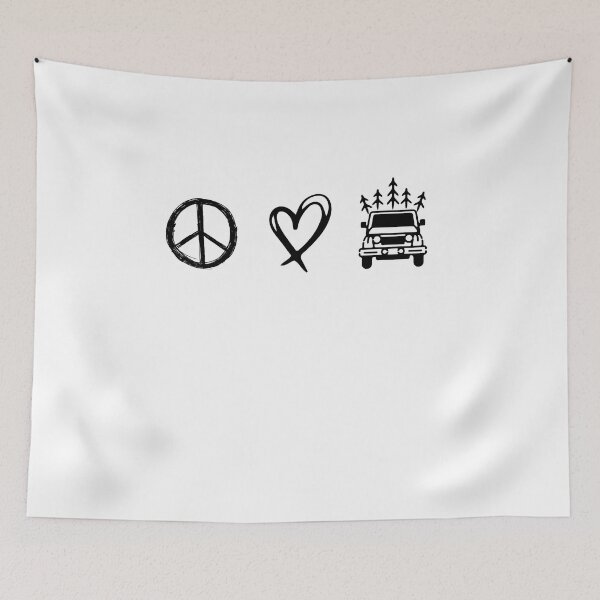 Item preview, Peace Love offroad - 4 x 4 offroad driver designed and sold by Raiko-art.