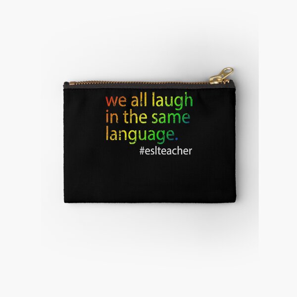 Item preview, We All Laugh In The Same Language Esl Teacher Colorful Fun Design For Esl designed and sold by Countrysmart.