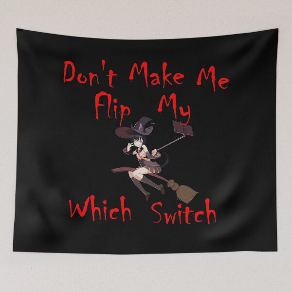 Item preview, Halloween Don't make me flip my witch switch cat girl designed and sold by brendanre.