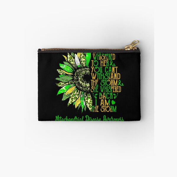 Item preview, I Am The Storm Sunflower Leopard Mitochondrial Disease Awareness designed and sold by rechardtee.