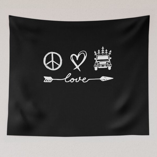 Item preview, Peace Love offroad - 4 x 4 offroad driver designed and sold by Raiko-art.