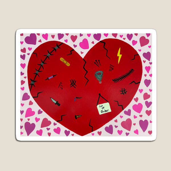 Item preview, Broken Hearted designed and sold by Shelby Lee Arts.