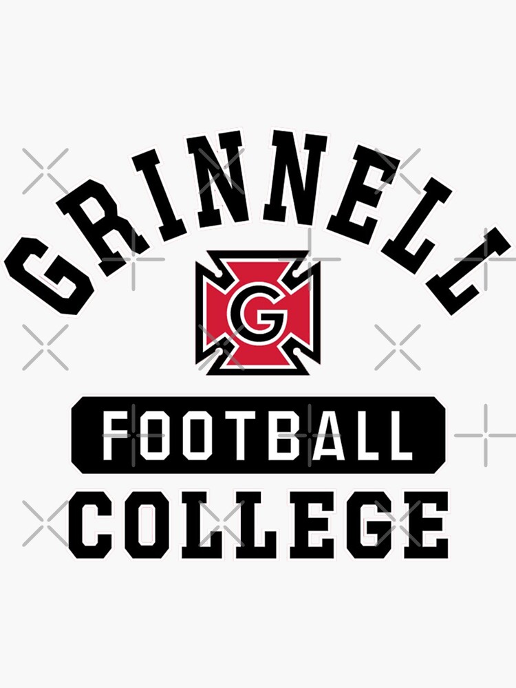 "Grinnell College Football Team" Sticker for Sale by 1991vintage