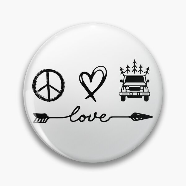 Item preview, Peace Love offroad - 4 x 4 offroad driver designed and sold by Raiko-art.