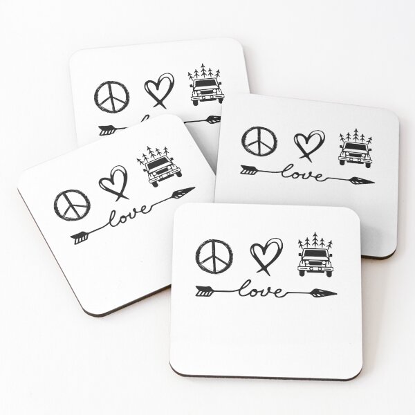 Item preview, Peace Love offroad - 4 x 4 offroad driver designed and sold by Raiko-art.