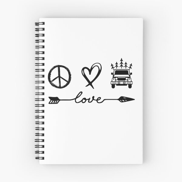 Item preview, Peace Love offroad - 4 x 4 offroad driver designed and sold by Raiko-art.