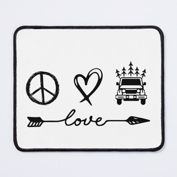 Item preview, Peace Love offroad - 4 x 4 offroad driver designed and sold by Raiko-art.