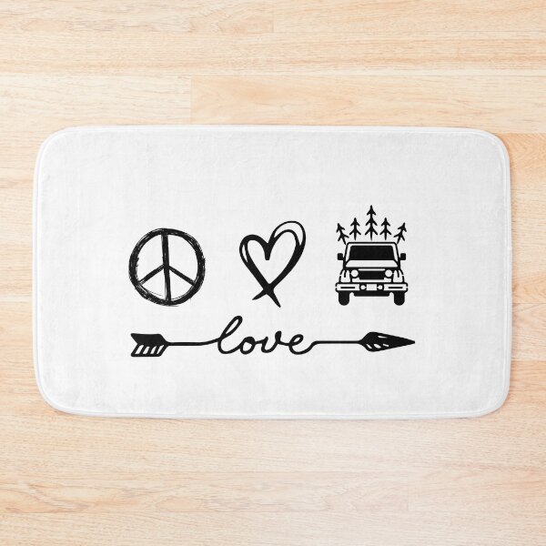 Item preview, Peace Love offroad - 4 x 4 offroad driver designed and sold by Raiko-art.