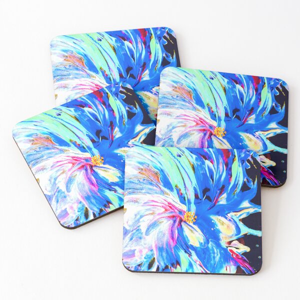 Item preview, Blue flower water drop designed and sold by MTKart.