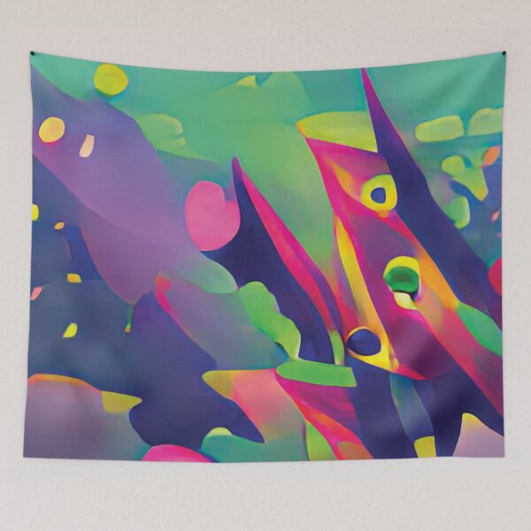 Item preview, Vibrant Life Abstract Digital Paintings designed and sold by ThinkFun! Design.