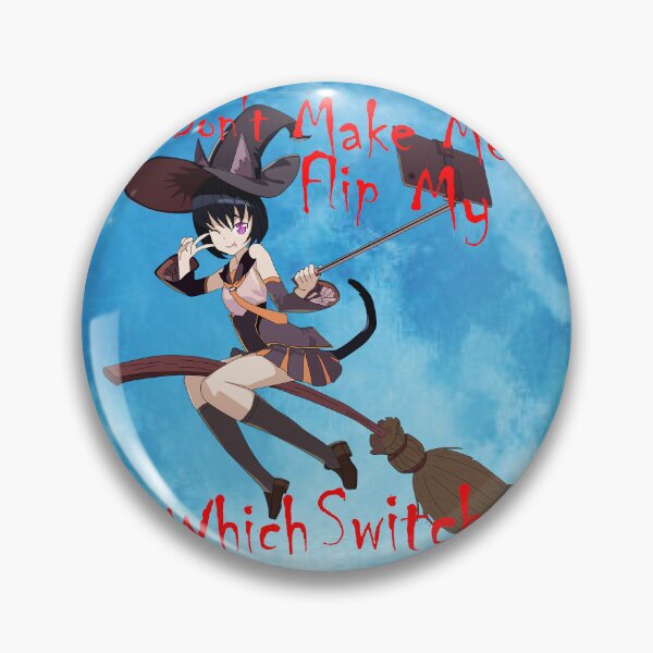 Item preview, Halloween Don't make me flip my witch switch cat girl designed and sold by brendanre.