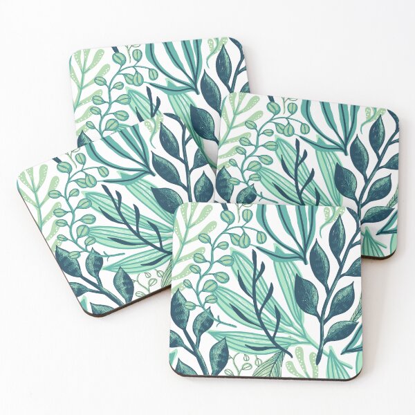 Item preview, Pattern Floral Natural Green White  designed and sold by kubix81.