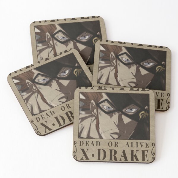 Item preview, X Drake Wanted One Piece Sword Bounty Poster designed and sold by One Piece Bounty Poster.