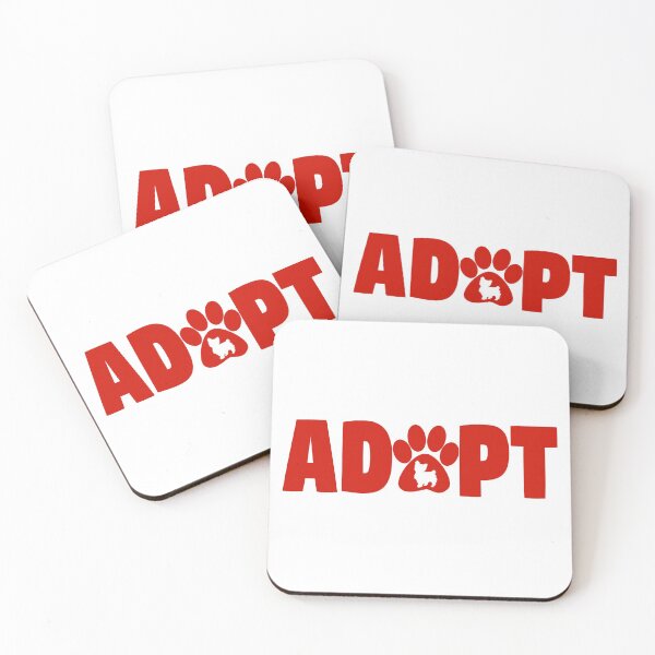 Item preview, Cute Pets Paw Cat Dog Adopt Red designed and sold by livianasgifts.