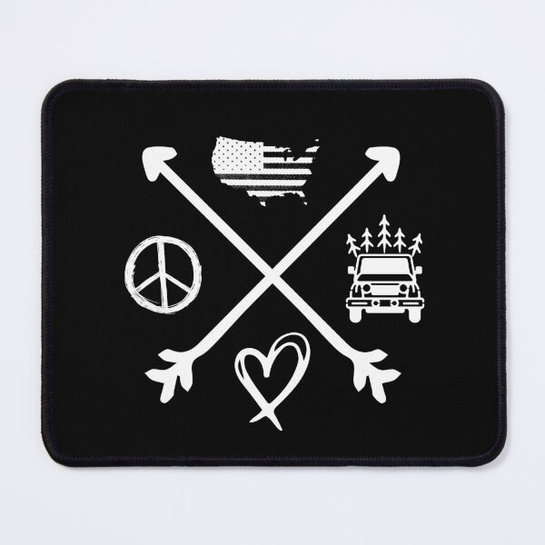 Item preview, Peace Love offroad - 4 x 4 offroad driver designed and sold by Raiko-art.