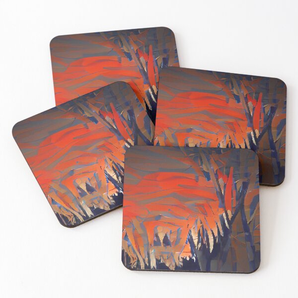 Item preview, Abstract Orange and Blue designed and sold by 3hornCreations.