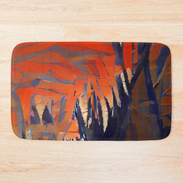Item preview, Abstract Orange and Blue designed and sold by 3hornCreations.