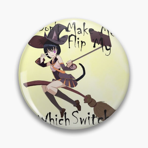 Item preview, Halloween Don't make me flip my witch switch cat girl designed and sold by brendanre.