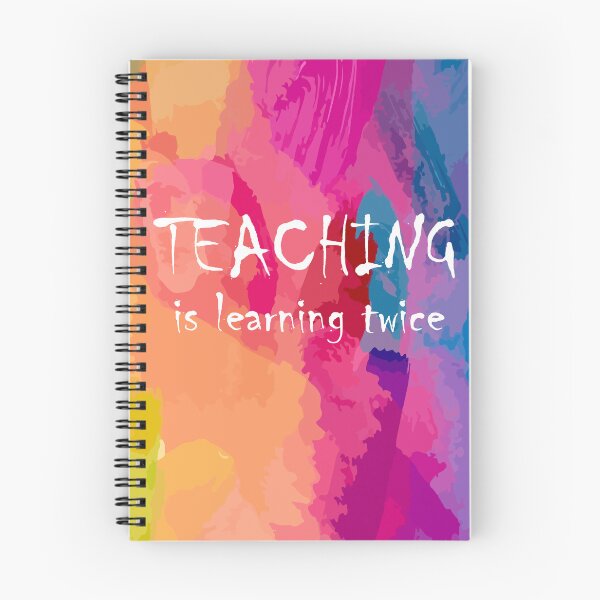 Item preview, Teaching is learning twic ,Spiral Notebooks  designed and sold by STOREMUZAN.