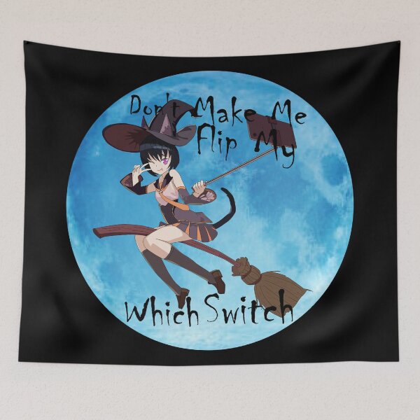 Item preview, Halloween Don't make me flip my witch switch cat girl designed and sold by brendanre.