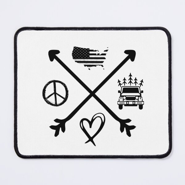 Item preview, Peace Love offroad - 4 x 4 offroad driver designed and sold by Raiko-art.