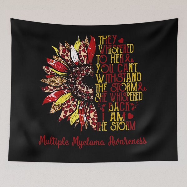 Item preview, I Am The Storm Sunflower Leopard Multiple Myeloma Awareness designed and sold by rechardtee.