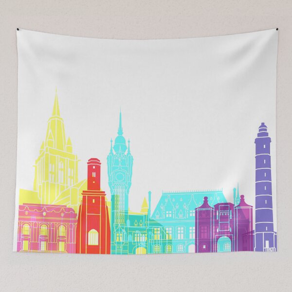 Item preview, Calais skyline pop  designed and sold by paulrommer.