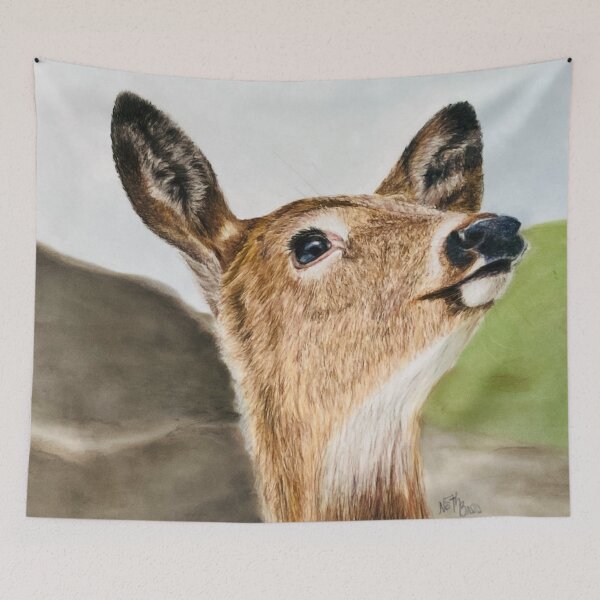 Item preview, Sweet deer in nature designed and sold by NathBros.